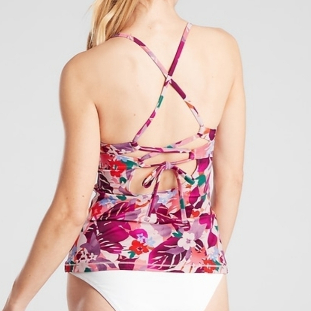 Athleta D/DD daybreak triangle tankini size S - Picture 2 of 9